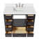 Grevera 43 In. W X 22 In. D X 36 In. H Vanity With Quartz Vanity Top In White With Basin