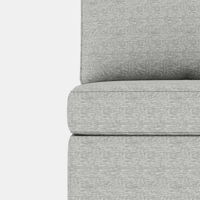 Canapé modulaire modulaire avec rangement pour le salon, Tissu gris