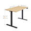  Bureau debout électrique 48 "x 23" avec contrôleur mémoire, série DESK-OIA-6O4I-44