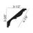 3-3/8 in x 3-1/2 in x 94-1/2 in Plain Polyurethane Crown Moulding Pro Pack 39 LF