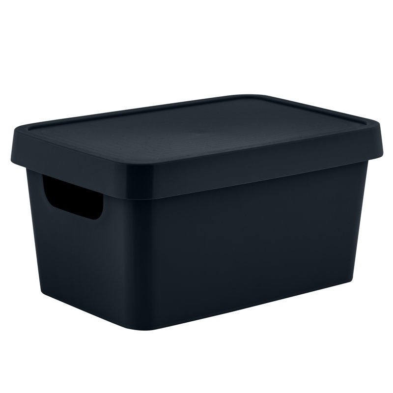 Boîte en plastique, Noir
