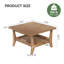 Solid Wood Coffee Table
