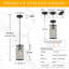 Luminaire suspendu en cristal, luminaires suspendus modernes noirs, luminaires suspendus réglables à cordon pour îlot de cuisine, salle à manger, bar, couloir, entrée, cuisine, luminaire suspendu en cristal K9
