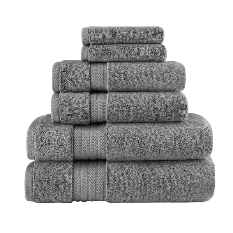 Ensemble de serviettes 6 pièces Ultimate Dense, gris