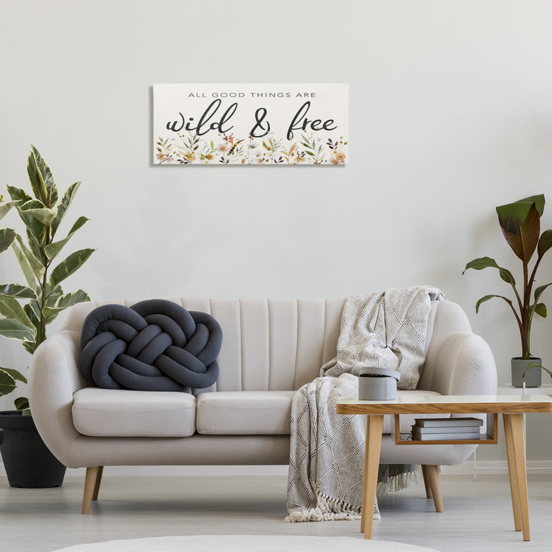 Art mural sauvage et sauvage par Marla Rae, H 13 po x l 30 po