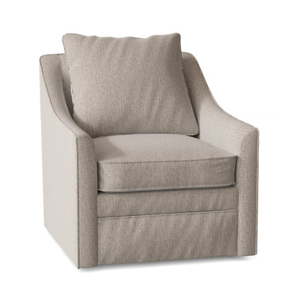 Quincy Upholstered Swivel Armchair