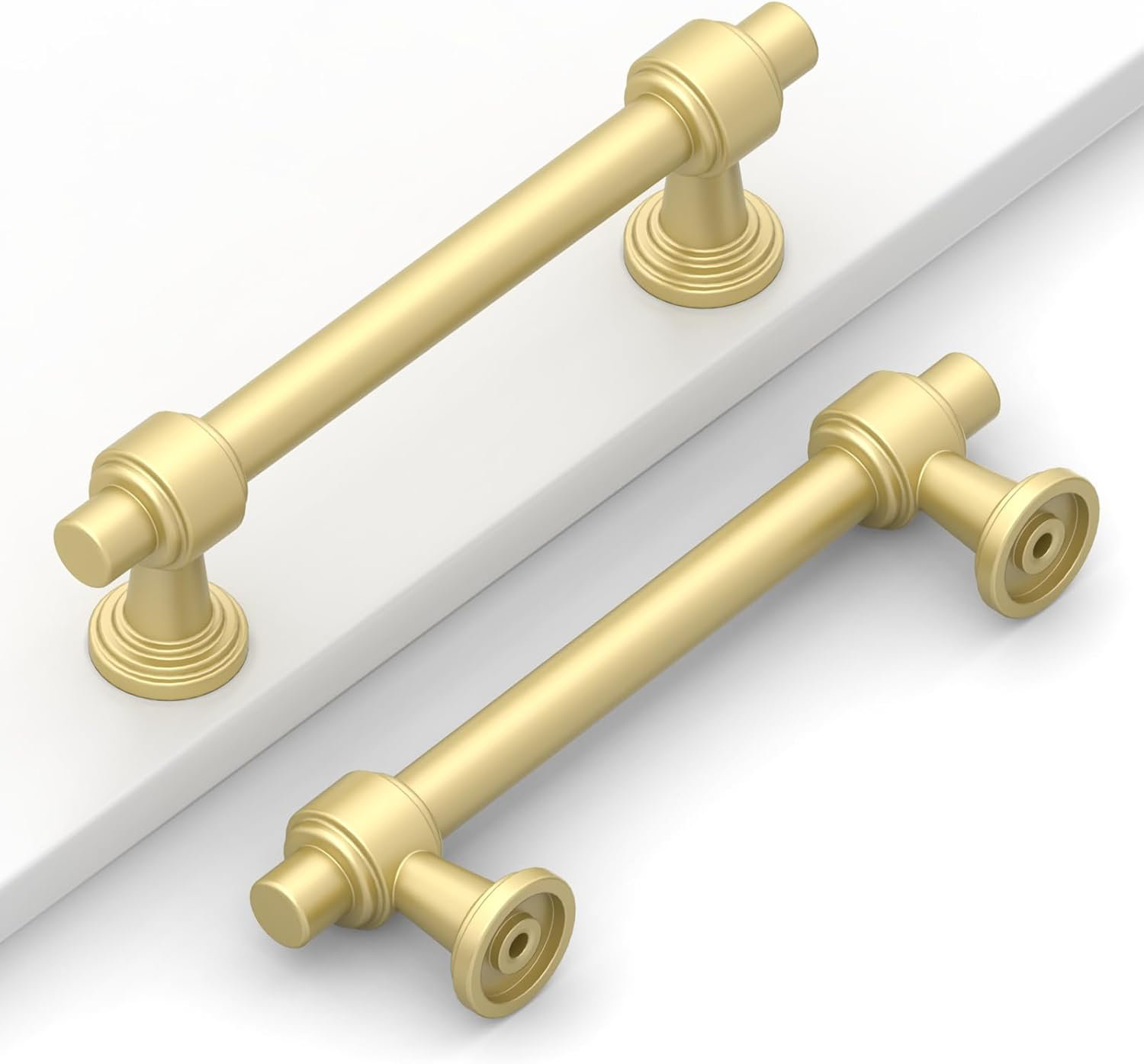 Cabinet Handles 10 Pack, Chrome Polished Cabinet Konbs, 35mm Dresser - View #6