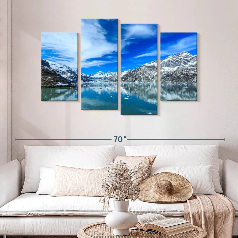Alvord Glacier Bay Mountains, 32" H x 52" W
