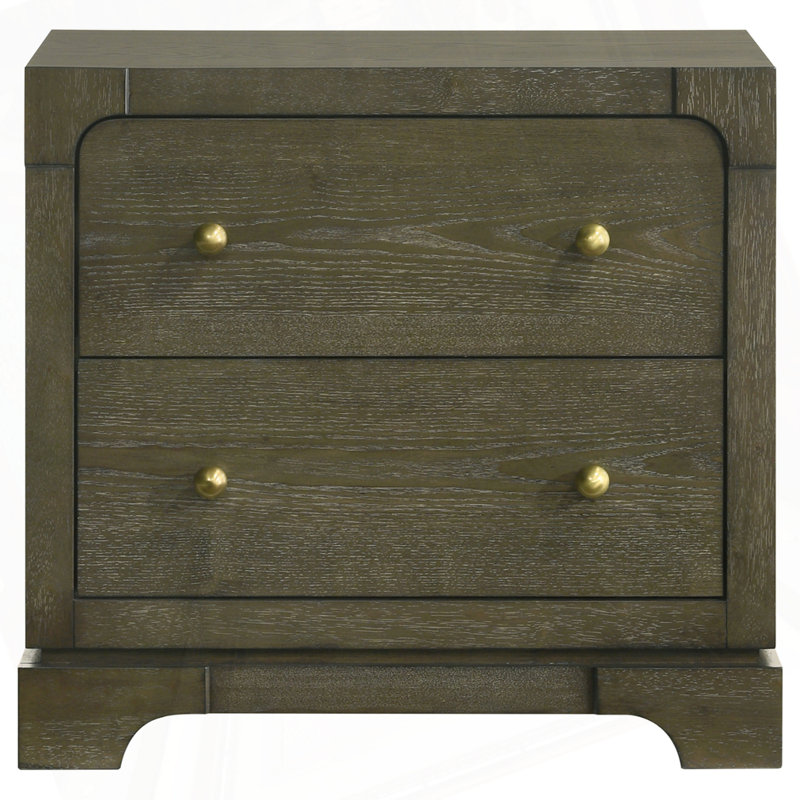 Table de chevet 2 tiroirs