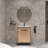 Comptis 24.05 " W Freestanding Standard Free Standing 1 Single Vanity Bathroom Vanity With Ceramic Top