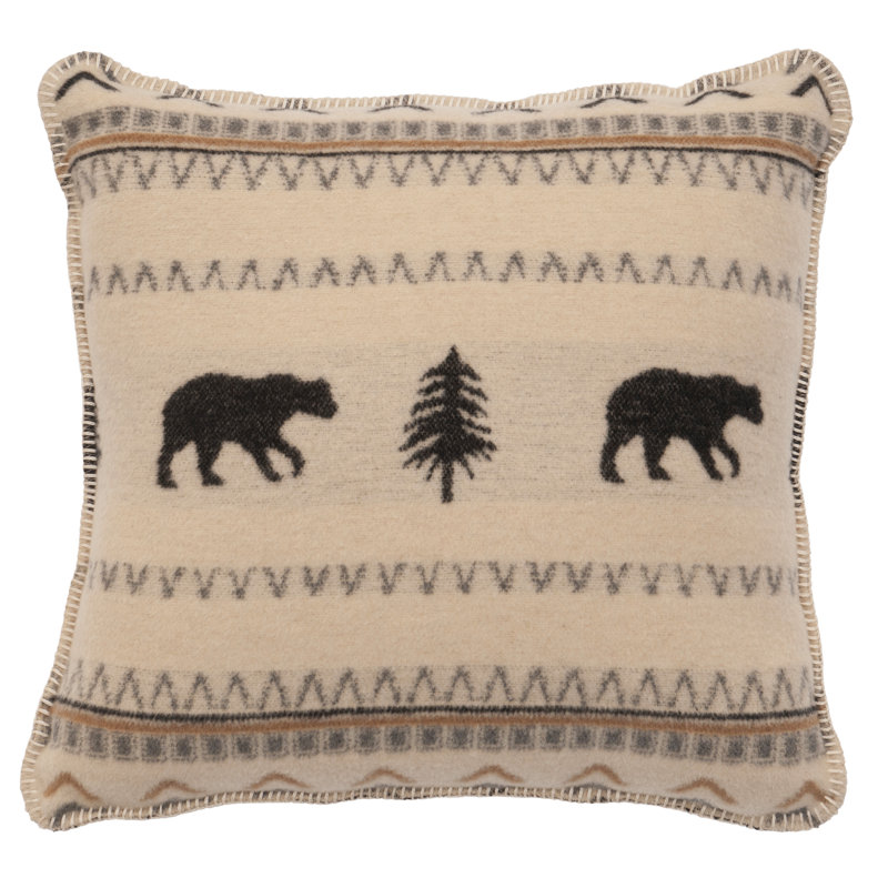 Wooded River Boulder - Decor Pillow - 20x20