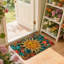Multicolore tapis de porte tournesol Folk Art, pour salon et jardin, 24 po x 36 po