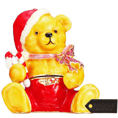 Figurine de noël en canne à sucre peint à la main