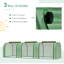 Annedoris PVC Tunnel Greenhouse with Steel Frame-366172970