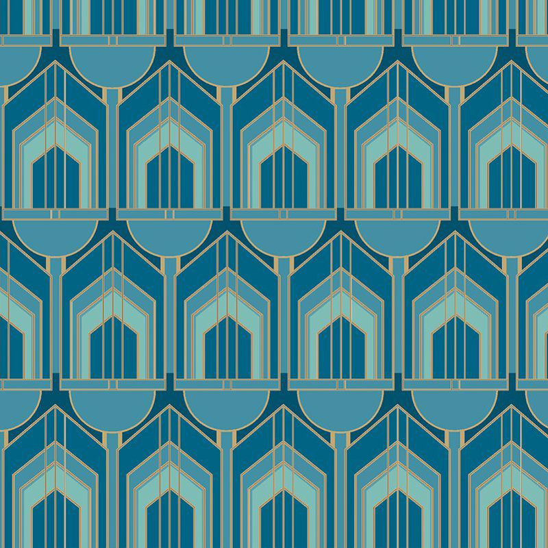 10m x 50cm Matte Wallpaper Roll, Teal