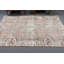 Tapis turc rétro anatolien tissé à la main de style bohème vieilli pour décorer le salon