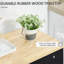 Buffet élégant et fonctionnel avec comptoir en bois massif et rangement spacieux, idéal pour les cuisines et les salles à manger organisées et élégantes-437510454