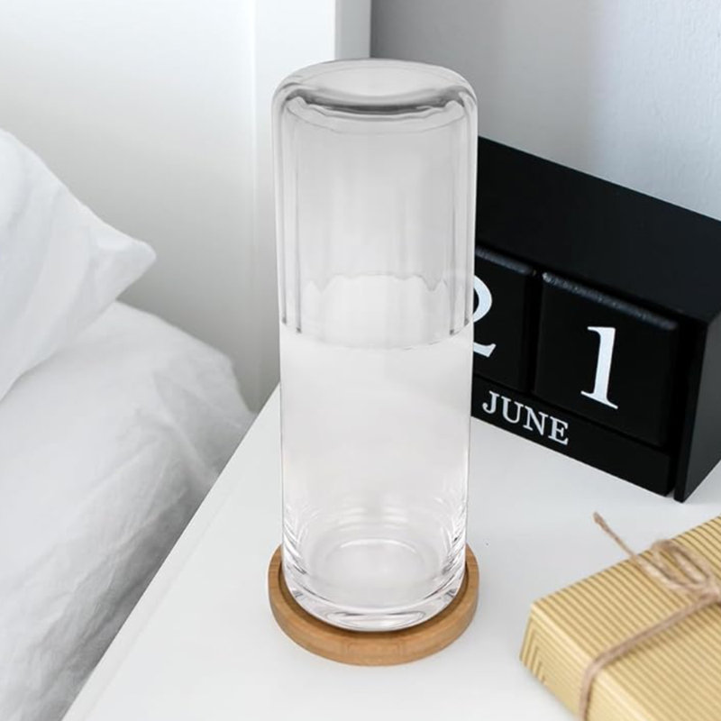 Carafe Set With Tumbler, Clear