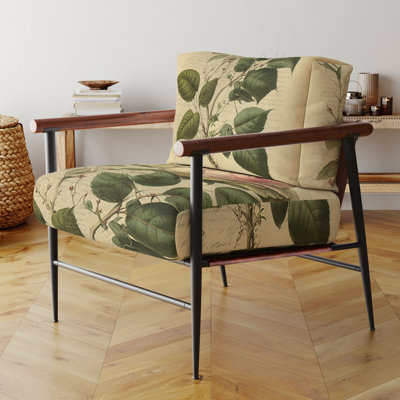 Chaise avec accoudoirs rembourrée Victorian Retro