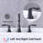 Bathroom faucet with 360 degree turn spout-115745185