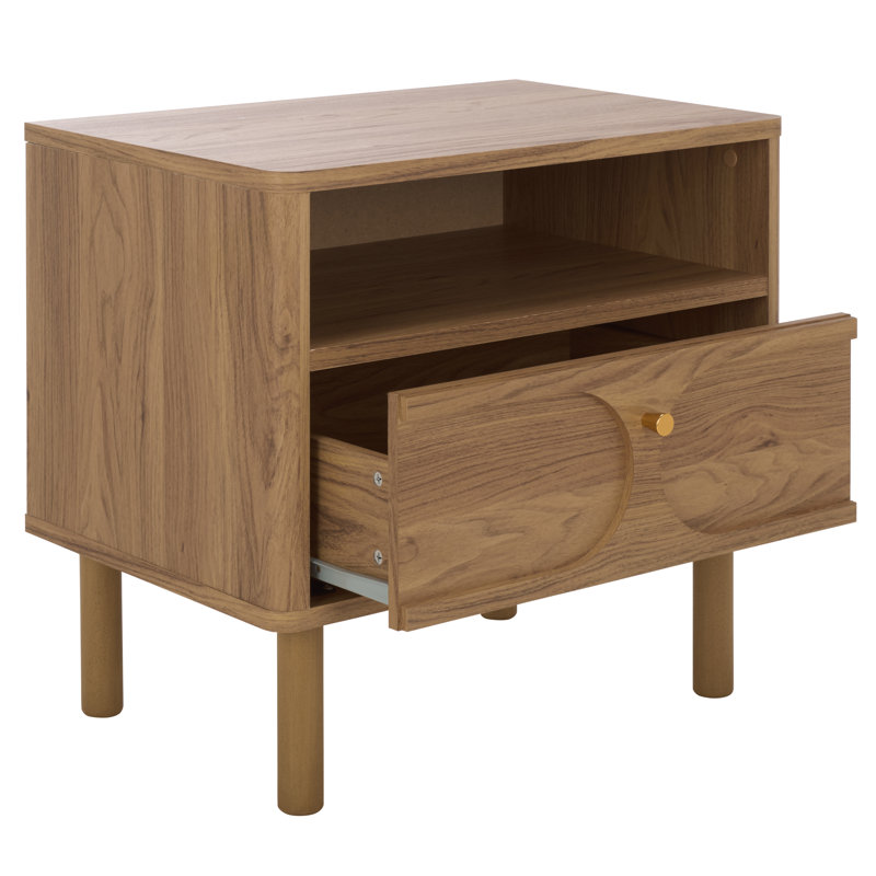 Table de chevet 1 tiroir Prinpop