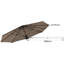 Brustrom 247cm Tilt Wall Mount Parasol-376069694