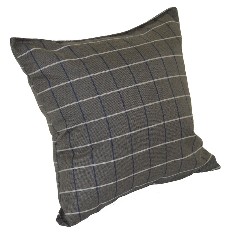 Housse de coussin d'extérieur carré Sundown, H 20 po x l 20 po, Gris chalet
