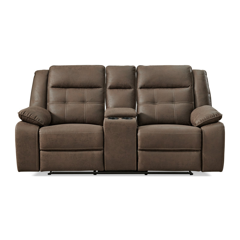 Kammeron Upholstered 79'' Reclining Loveseat