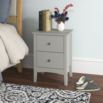 Uma 2 Drawer Bedside Table