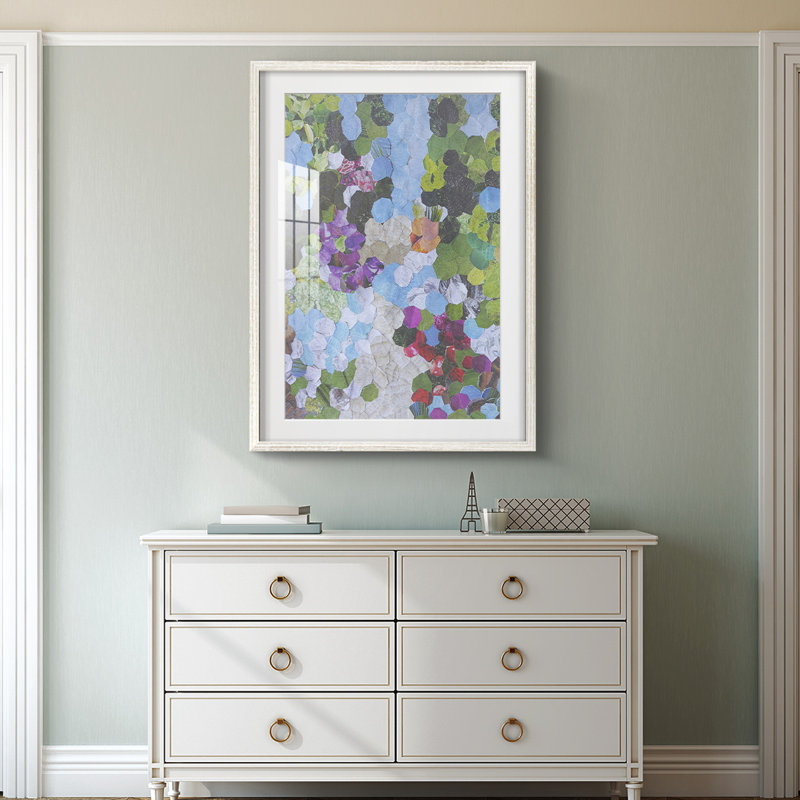 Iris Garden -Framed Print