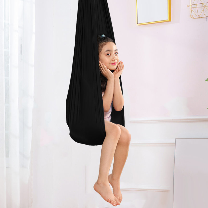 Balançoire sensorielle pour enfants, Gris argenté, H 29 po x l 22 po x P 5 po
