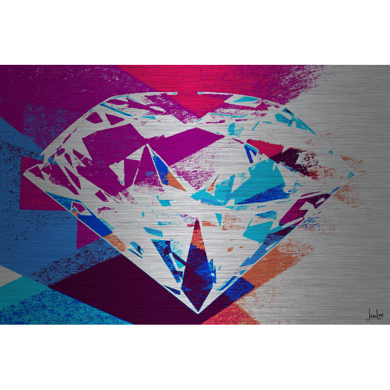 «Diamond In The Rough», reproduction sur métal, 30 po x 45 po