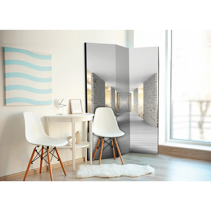 135cm W x 172cm H 3 - Panel Acoustic Room Divider Folding Room Divider