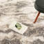 Tapis moderne à poils longs abstraits Nova beige et gris, lavable-1140386810-1140386811