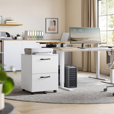 42cm Wide 2 -Drawer Mobile File Cabinet