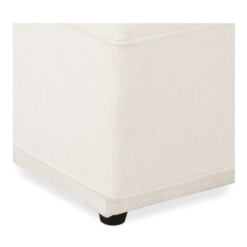 Catalya Upholstered Slipper Chair, Novax White Boucle, 30" H x 37.75" W x 37.75" D, No