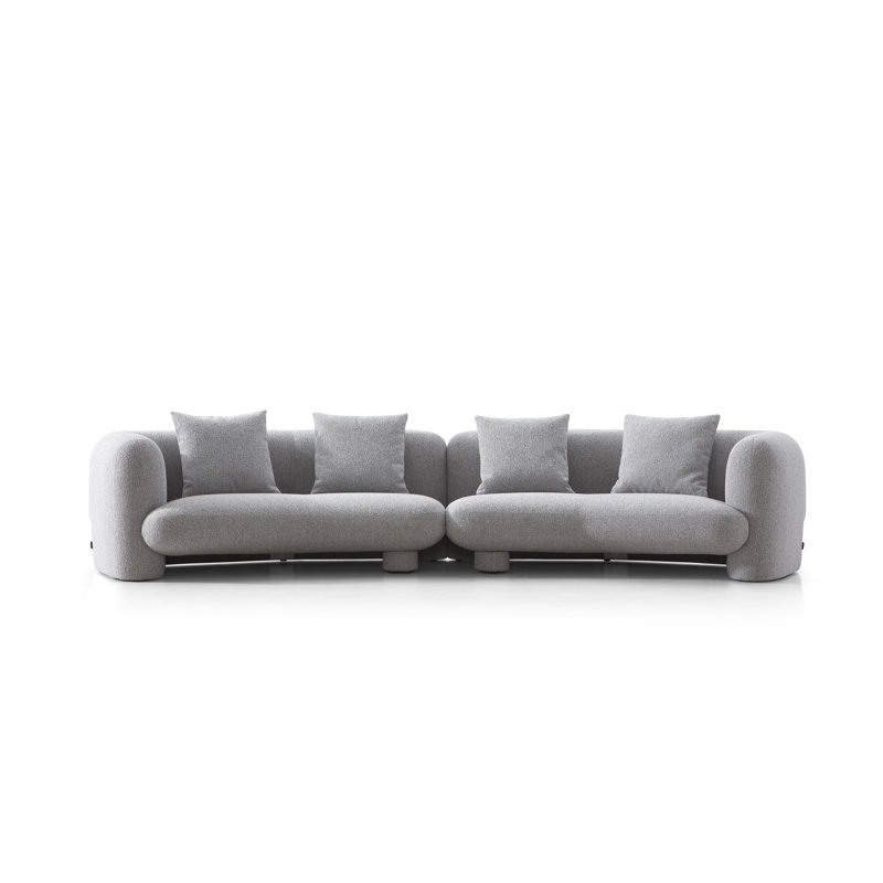 Canapé Marin, Tissu gris