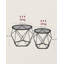 Alieya Glass Top Frame Nesting Tables-1759125124
