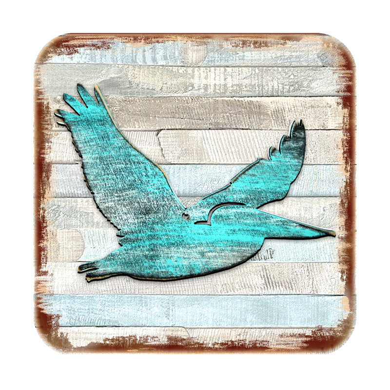 Wood Square 4 Piece Coaster Set