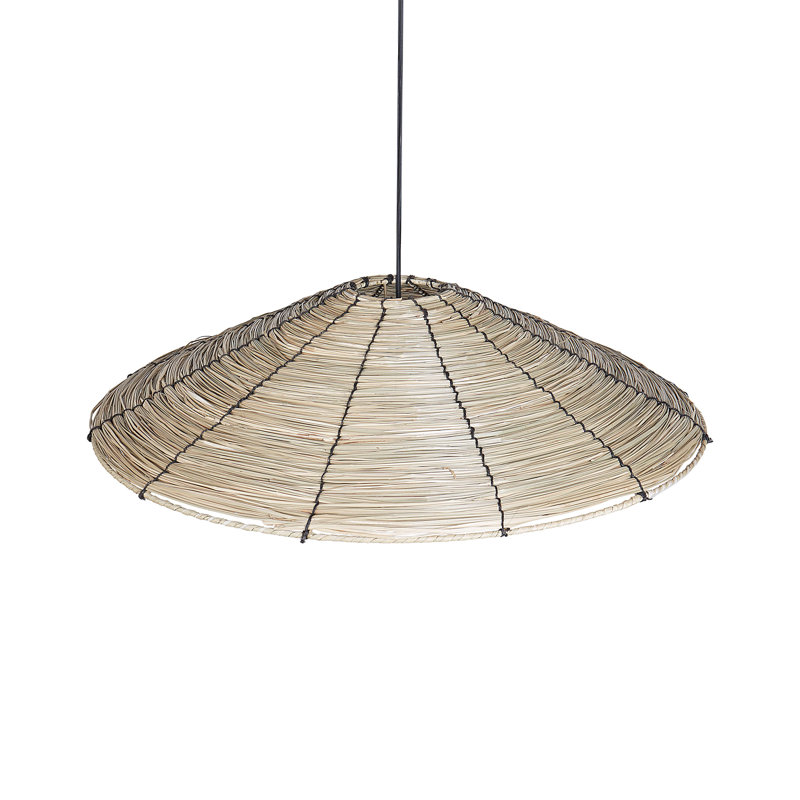 Isla 1 - Light Natural Drum Pendant
