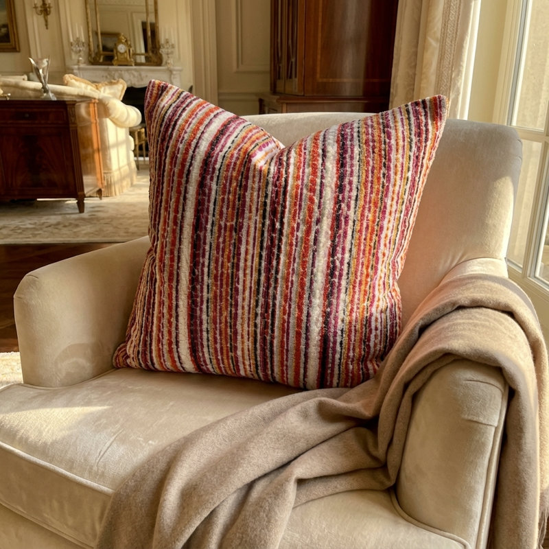 Berry Crush Handmade Throw Pillow, 20" x 26"