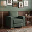 Fauteuil d'appoint carré rembourré-1598712744
