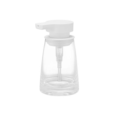 AVA Soap Dispenser - Black Glass with Black Pump