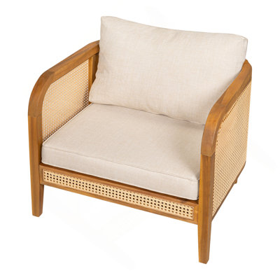 Kirkby Outdoor Patio Cushioned Arm Chair