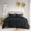 Ensemble de housse de couette à 2 pinces pour lit simple / simple TG, 2 taies décoratives, étiquette, décoration, fermeture à boutons cachés