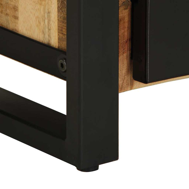 Amaly 40cm W Iron Bedside Table
