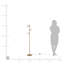 Berggren 153cm Gold Novelty Floor Lamp