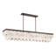 Lustre linéaire 8 lumières 60 "Olyra