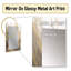 White and Gold Aqua Symphony - Modern Wall Mirror-1495263364