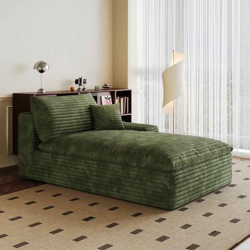 Y139-R-SLEEPER-GREEN Canapé-lit droit vert